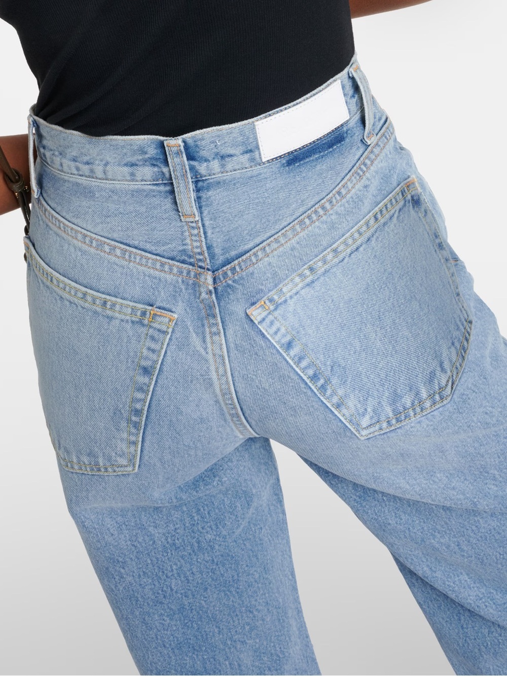 Re/Done High Rise Wide Leg Jeans - Picture 4 of 6